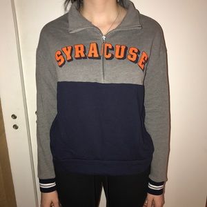 SYRACUSE VICTORIAS SECRET HALF-ZIP